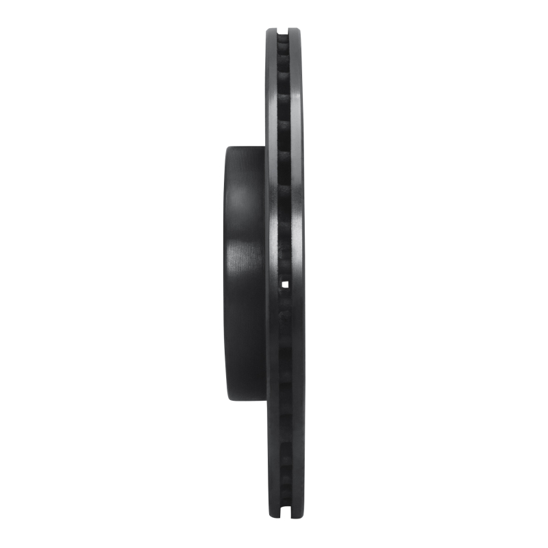 Mitsubishi I-MIEV Brake Rotor (1) - Front Left - R1 Concepts - Drilled & Slotted - Black - `12-`17